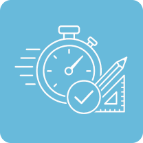 Fast without cutting corners icon