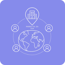 US-based, globally delivered icon