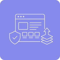 Secure & scalable icon