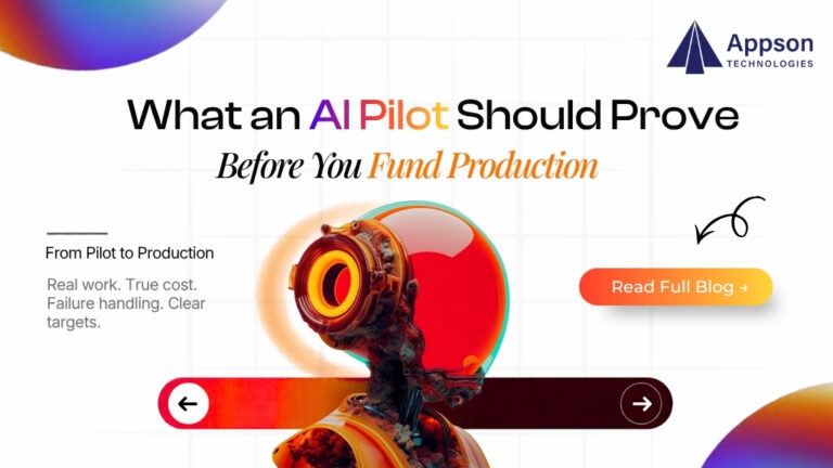 What an AI Pilot Should Prove Before You Fund Production